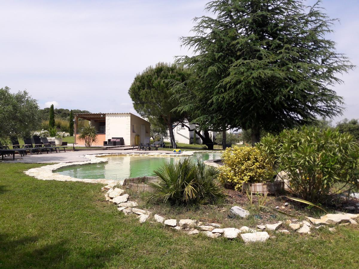 Villa La Lune O Collines - Gite Lédenon Exterior foto